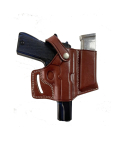 Leather OWB Combo Holster with Magazine Pouch for 1911
