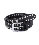 Leathershire Studded Biker Leather Belt 