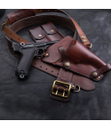 Luger P08 Vintage Leather Belt Holster