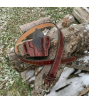 Mahogany Leather OWB Holster With Matching Gun Belt
