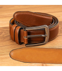 Handmade Brown Leather Belt