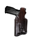 Dark Chestnut Police Duty Holster for 2 1/4 Duty Belt