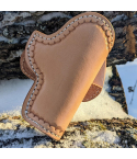 Premium Handcrafted Scalloped-Edge OWB Leather Holster