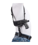 Black Nylon Horizontal Shoulder Holster – Mag Pouch