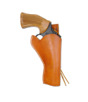 Saddle Tan Leather Western Style OWB Holster
