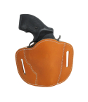 Saddle Tan Leather Pancake Belt Slide Holster
