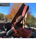 Alaskan-Style Leather Chest Holster Harness for Smith & Wesson Revolvers