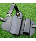 Tactical Leather Thigh Holster | Premium Genuine Leather Gun Holster
