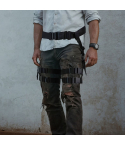 Tactical Twin Thigh Harness – Handcrafted Adjustable Straps for Adventurers & Survival Style
