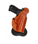 Tan Leather Paddle Holster With Thumb Break