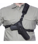 Black Nylon Outdoor Chest Carry Holster
