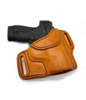 Predator OWB Leather Pancake Holster – Saddle Tan
