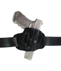Black OWB Leather Holster – Fast Draw