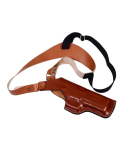 Brown Vertical Shoulder Holster – S&W 5906