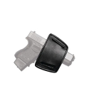 Black Leather Ambidextrous IWB Holster With Belt Slots
