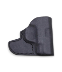 Black Leather Pocket Holster For Concealed Carry