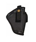 Black Nylon Pistol Cover Holster front product view