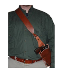 Brown Leather Chest Hunting Holster