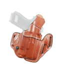 Leather Vengeance Pancake Belt Holster tan leather pancake holster