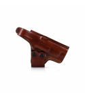 Leather Cross Draw OWB Holster With Thumb Break
