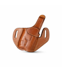 Leather OWB Light Bearing Hunting Holster With Thumb Break