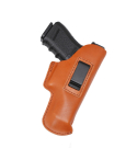 Soft inside the waistband holster with metal clip and open top design
