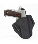 Stealth Black Leather 1911 OWB Holster