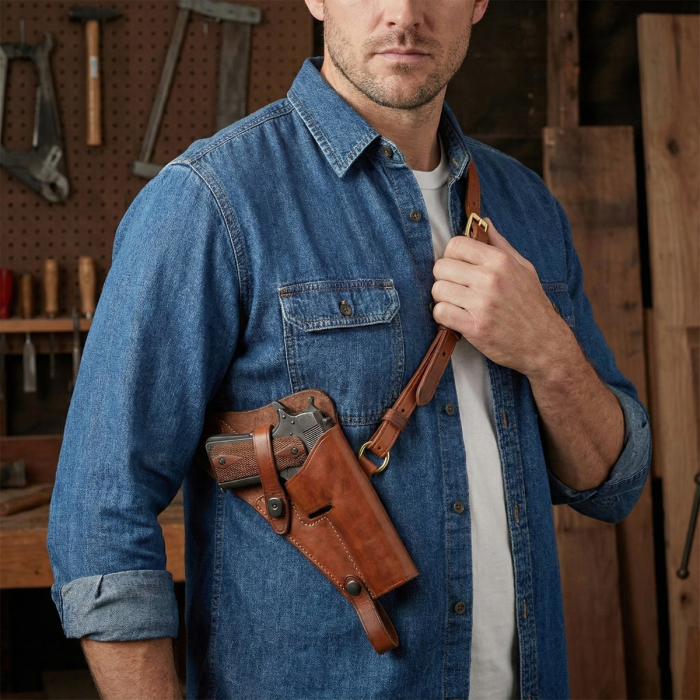 1911 Tanker Leather Holster
