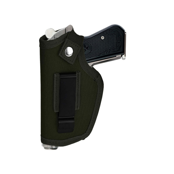 Green Universal Ambidextrous Nylon IWB/OWB Clip Holster