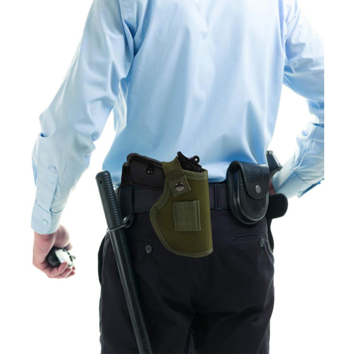 Green Universal Ambidextrous Nylon IWB/OWB Clip Holster