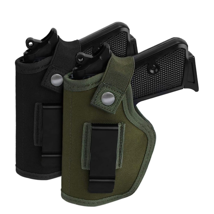 Green Universal Ambidextrous Nylon IWB/OWB Clip Holster