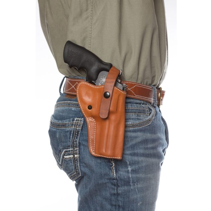 Tan Leather Alaska Hunter Hip Holster