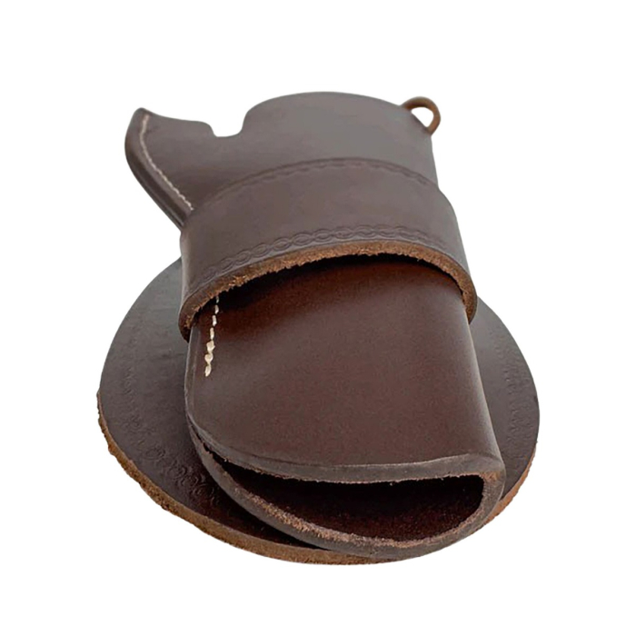 Antique Brown Leather Single Loop OWB Holster