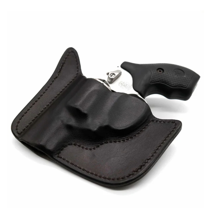 Black Leather Bandicoot Pocket Holster