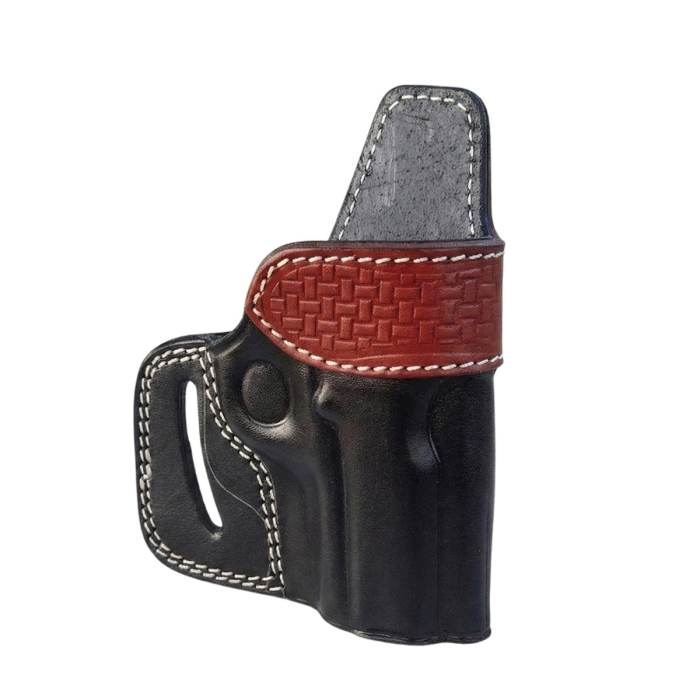 Black & Brown Colt 1911 Leather OWB Holster