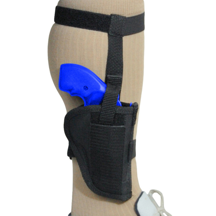 Snub Revolver Black Nylon Ankle Holster
