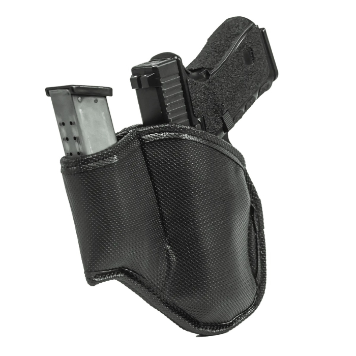 Black Gecko Grip IWB Holster With Mag Carrier