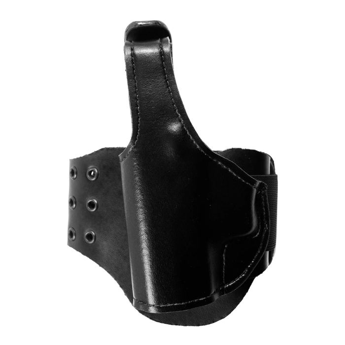 Black Leather BootLock Ankle Holster