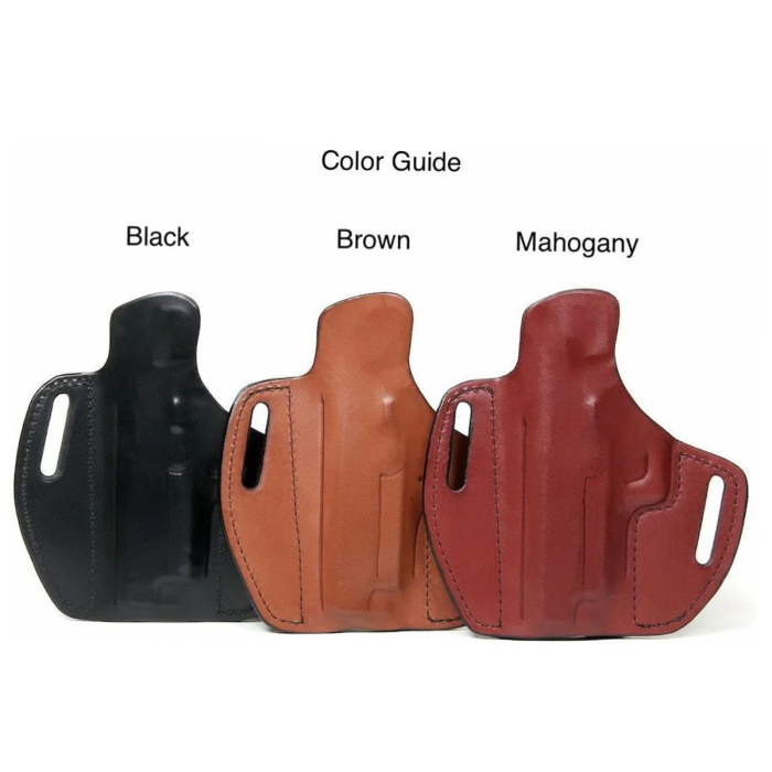 Black Leather Dual Carry Holster