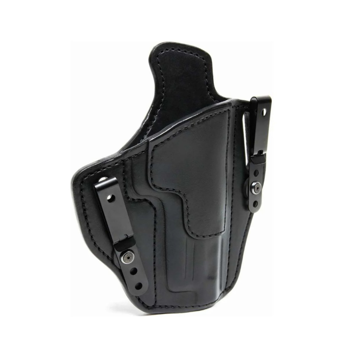 Black Leather Dual Carry Holster