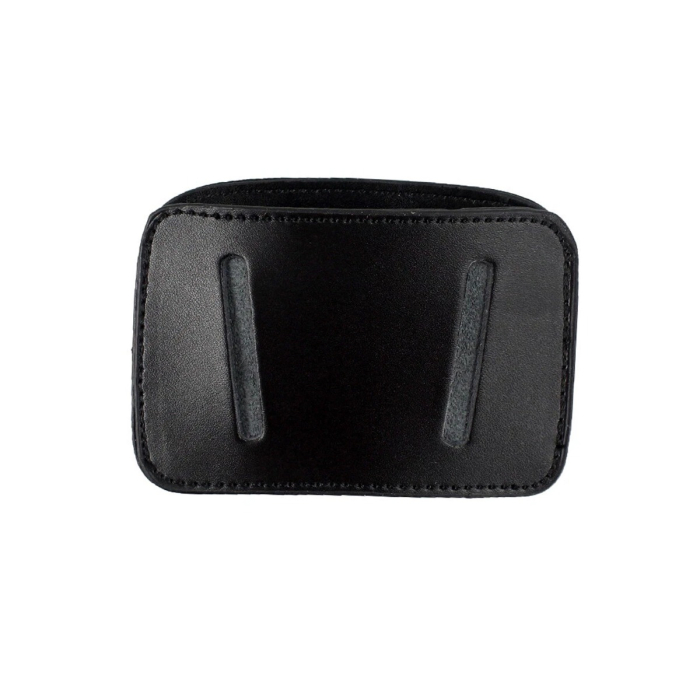 Black Leather Concealed Carry IWB OWB Clip Holster