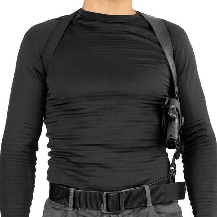 Black Leather Shoulder Holster for TT Tokarev M57