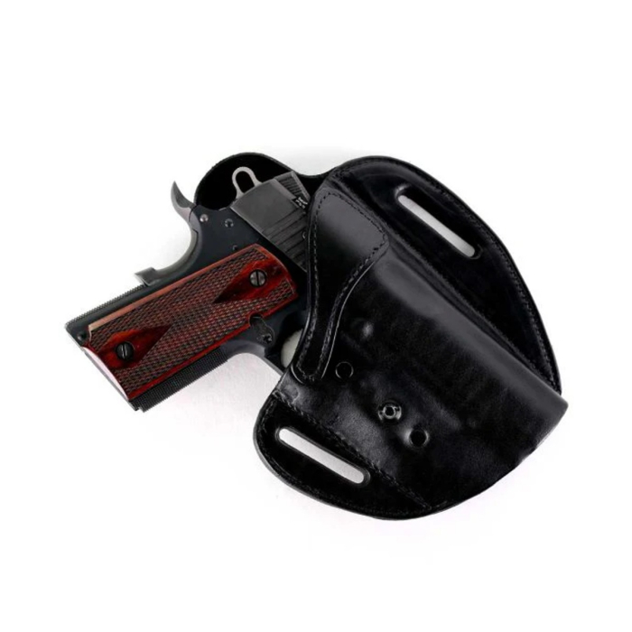 Black Leather Locking OWB Holster