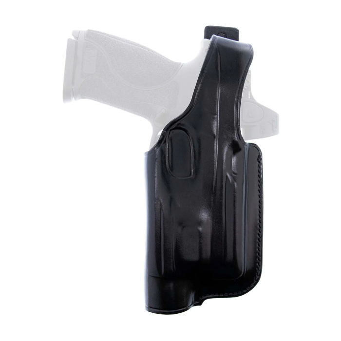 Black Leather OWB Light Bearing Holster