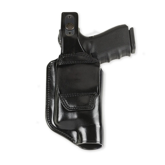 Black Leather OWB Light Bearing Holster