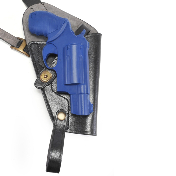 Black Leather Shoulder Holster With Shell Loops