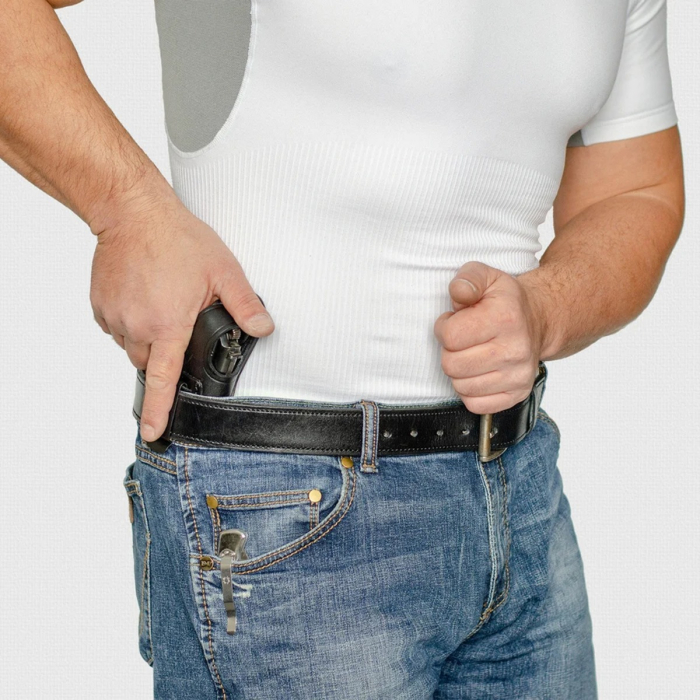 Black Leather Shoulder Holster for TT Tokarev M57