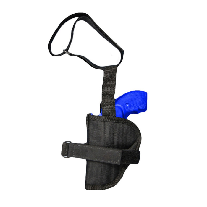 Snub Revolver Black Nylon Ankle Holster