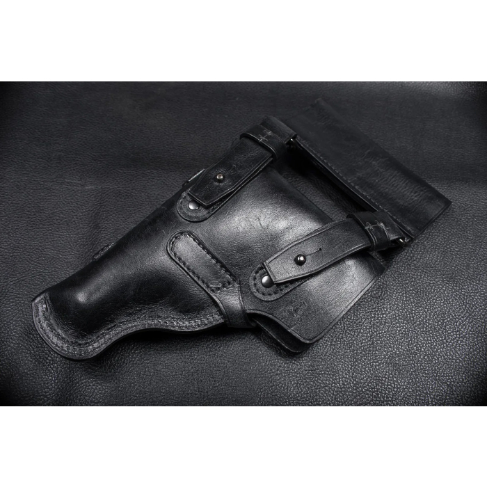 Black Leather Ranger Combo Holster