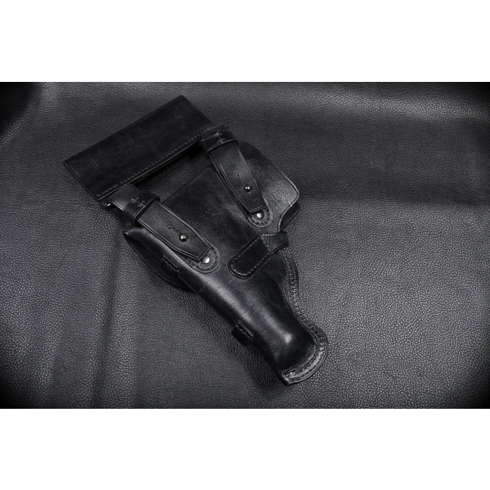 Black Leather Ranger Combo Holster